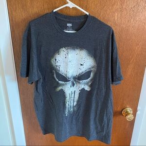 Men’s Dark Gray Punisher T-Shirt